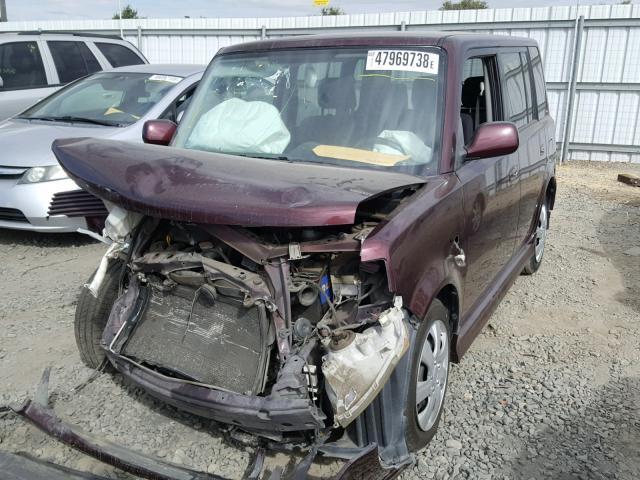 JTLKT324954028918 - 2005 TOYOTA SCION XB მუქწითელი ფოტო 2