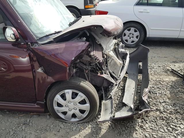 JTLKT324954028918 - 2005 TOYOTA SCION XB მუქწითელი ფოტო 9