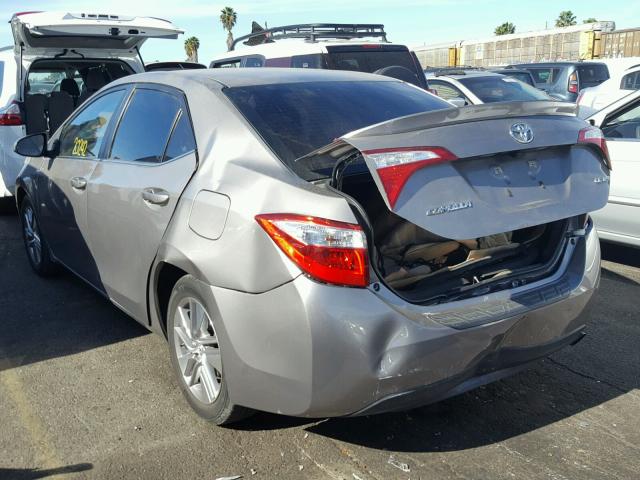 5YFBPRHE3EP073174 - 2014 TOYOTA COROLLA EC 灰色 照片 3