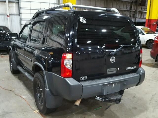 5N1ED28Y34C684882 - 2004 NISSAN XTERRA XE BLACK photo 3