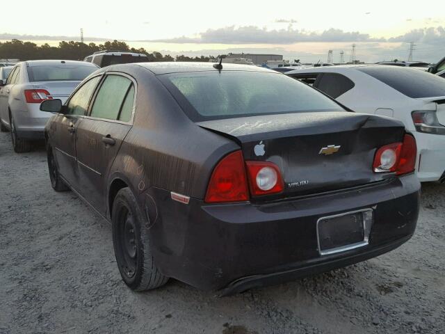 1G1ZB5EB1AF314725 - 2010 CHEVROLET MALIBU LS BLACK photo 3