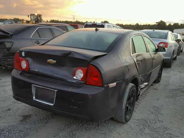1G1ZB5EB1AF314725 - 2010 CHEVROLET MALIBU LS BLACK photo 4