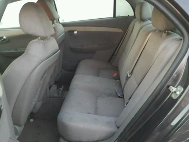 1G1ZB5EB1AF314725 - 2010 CHEVROLET MALIBU LS BLACK photo 6