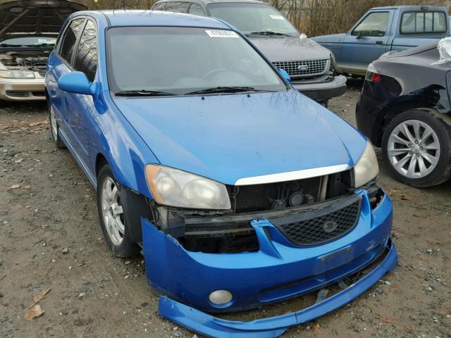 KNAFE161355086316 - 2005 KIA SPECTRA5 BLUE photo 1