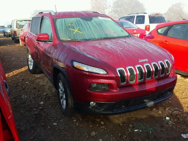 1C4PJMCS8GW111399 - 2016 JEEP CHEROKEE L BURGUNDY photo 1