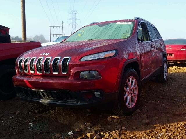 1C4PJMCS8GW111399 - 2016 JEEP CHEROKEE L BURGUNDY photo 2