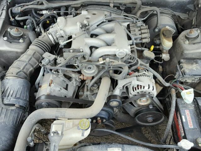 1FAFP40442F227648 - 2002 FORD MUSTANG GRAY photo 7