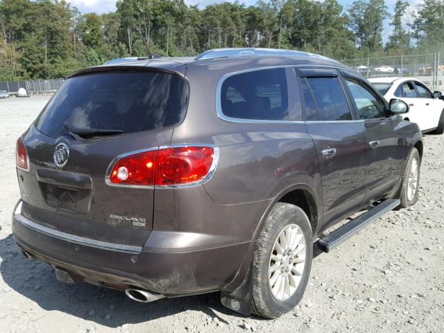 5GAEV23768J167501 - 2008 BUICK ENCLAVE CX BROWN photo 4