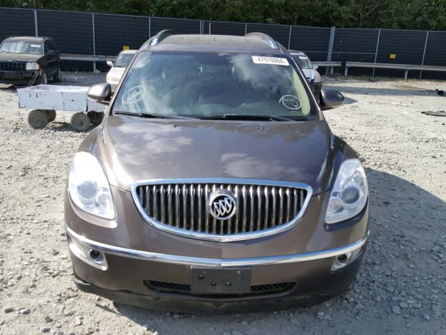 5GAEV23768J167501 - 2008 BUICK ENCLAVE CX BROWN photo 9