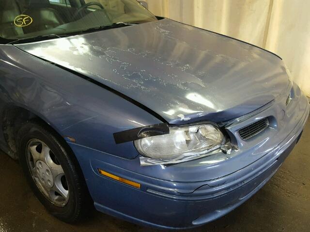 1G3NG52M4W6340983 - 1998 OLDSMOBILE CUTLASS GL BLUE photo 9