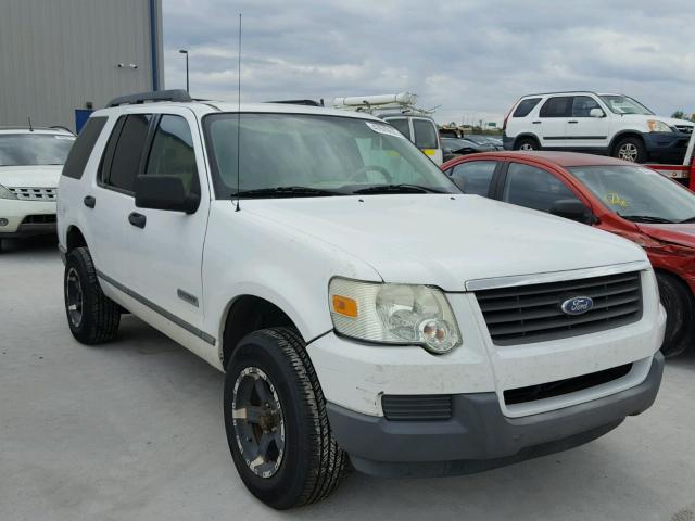 1FMEU62E76UA50056 - 2006 FORD EXPLORER X WHITE photo 1