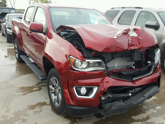 1GCGTDEN5J1169735 - 2018 CHEVROLET COLORADO Z MAROON photo 1