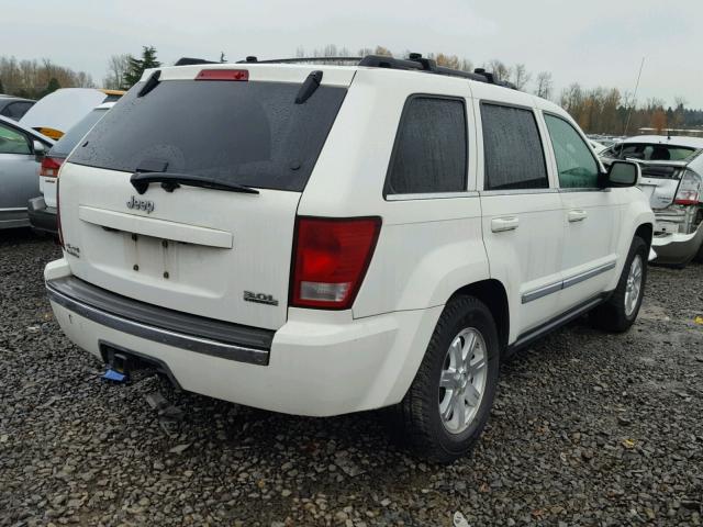 1J8HR58MX8C133686 - 2008 JEEP GRAND CHER WHITE photo 4