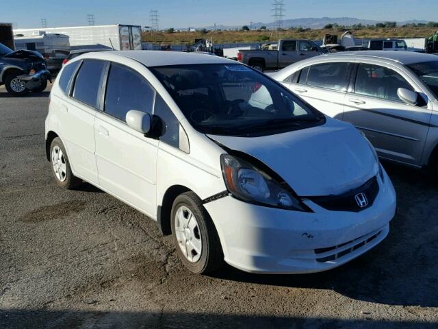 JHMGE8G35DC051107 - 2013 HONDA FIT WHITE photo 1