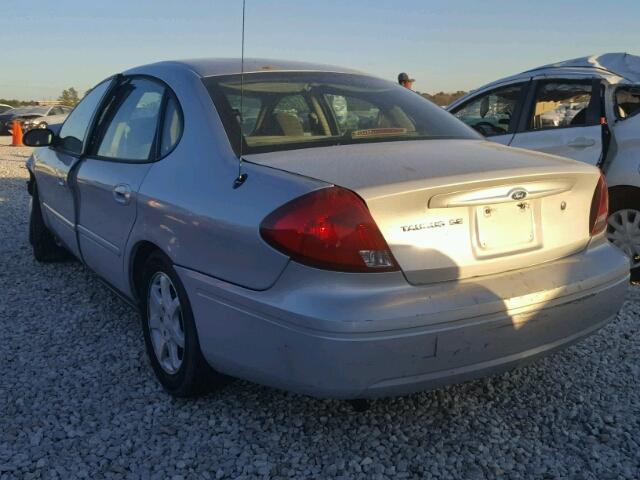 1FAFP53U77A131924 - 2007 FORD TAURUS SE SILVER photo 3