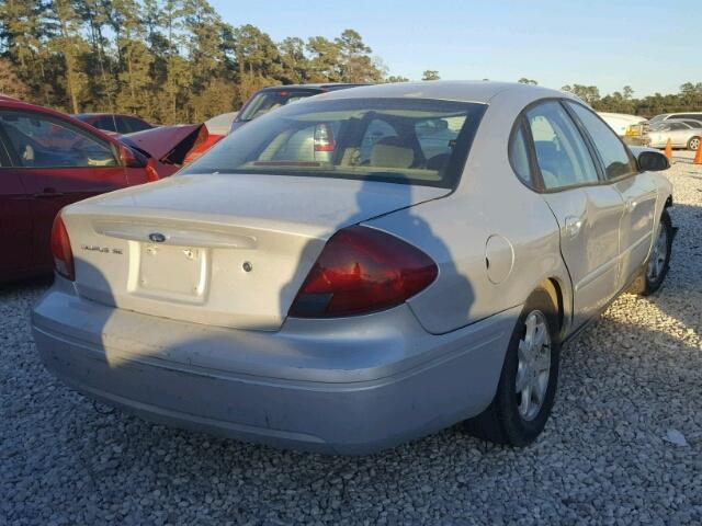 1FAFP53U77A131924 - 2007 FORD TAURUS SE SILVER photo 4