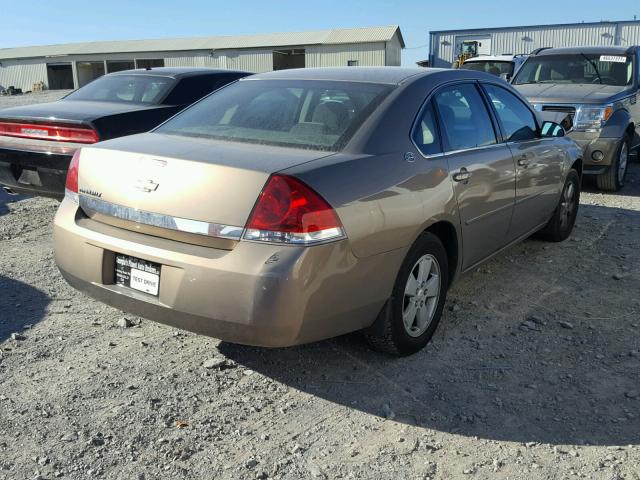 2G1WT55K469320891 - 2006 CHEVROLET IMPALA LT GOLD photo 4