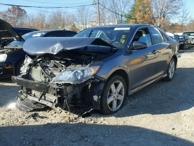 4T1BF1FK6DU223627 - 2013 TOYOTA CAMRY L GRAY photo 2