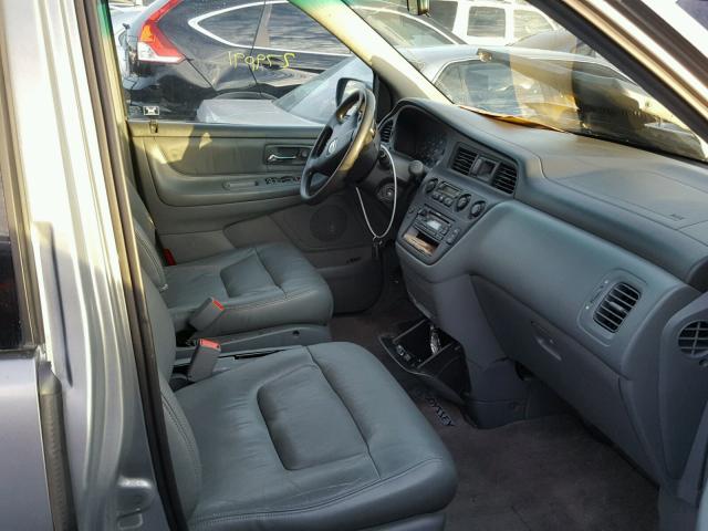 5FNRL18962B035007 - 2002 HONDA ODYSSEY EX GRAY photo 5