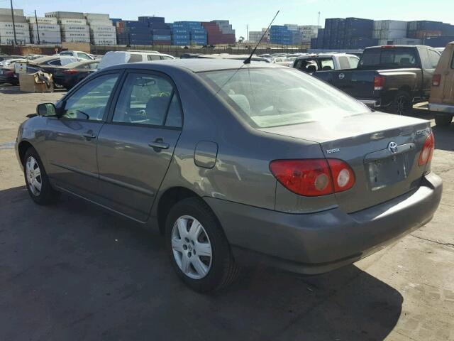 1NXBR30E46Z660289 - 2006 TOYOTA COROLLA CE GRAY photo 3