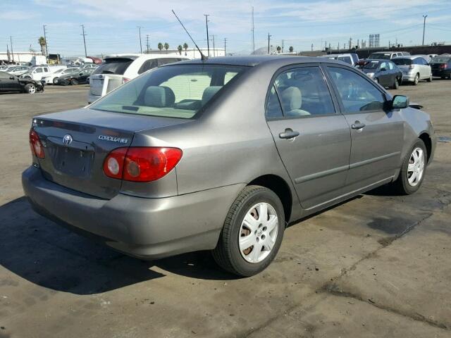 1NXBR30E46Z660289 - 2006 TOYOTA COROLLA CE GRAY photo 4