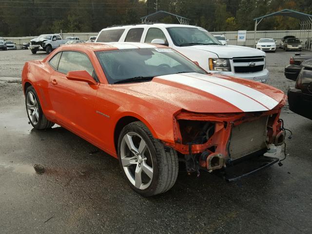 2G1FG1ED2B9111402 - 2011 CHEVROLET CAMARO LT ORANGE photo 1