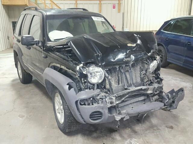 1J4GL48K42W115794 - 2002 JEEP LIBERTY SP BLACK photo 1