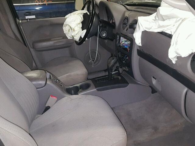 1J4GL48K42W115794 - 2002 JEEP LIBERTY SP BLACK photo 5