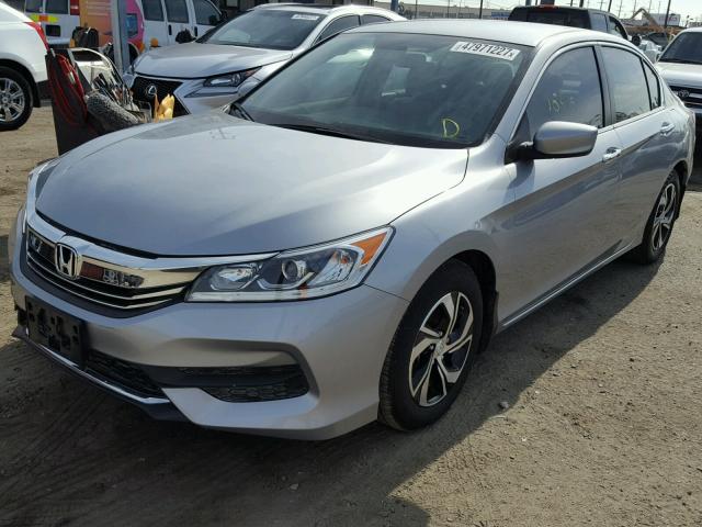 1HGCR2F38GA237728 - 2016 HONDA ACCORD LX SILVER photo 2