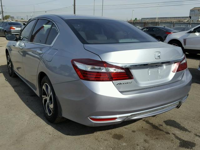 1HGCR2F38GA237728 - 2016 HONDA ACCORD LX SILVER photo 3