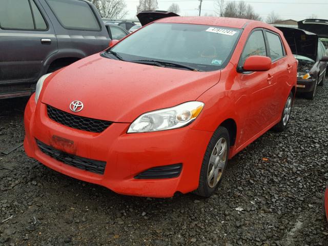 2T1KU40E69C013807 - 2009 TOYOTA COROLLA MA RED photo 2