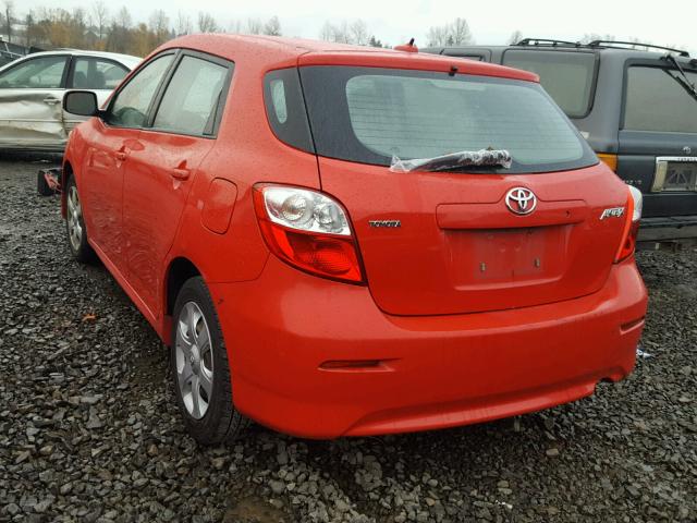 2T1KU40E69C013807 - 2009 TOYOTA COROLLA MA RED photo 3