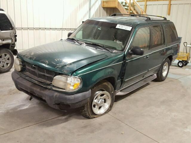 1FMZU34EXXUA82062 - 1999 FORD EXPLORER GREEN photo 2