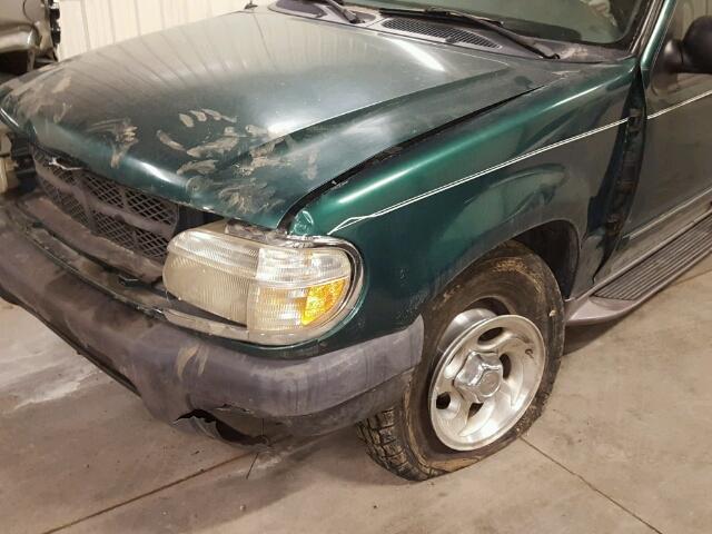 1FMZU34EXXUA82062 - 1999 FORD EXPLORER GREEN photo 9