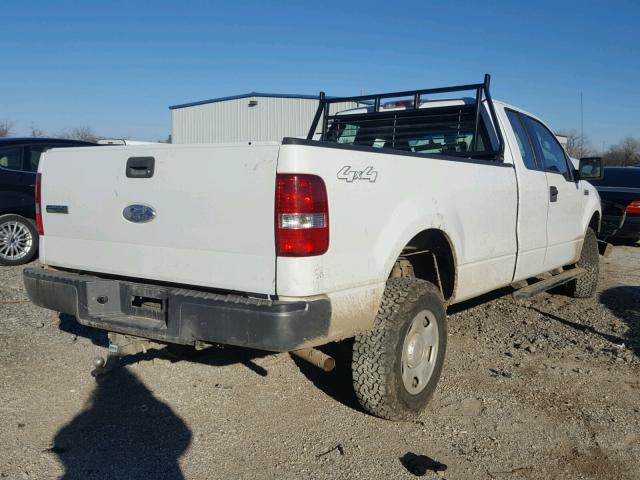 1FTVX14556NB62974 - 2006 FORD F150 WHITE photo 4