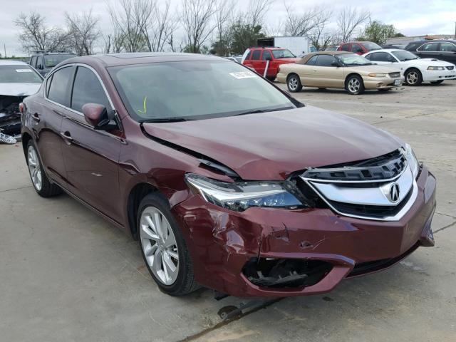 19UDE2F37GA022583 - 2016 ACURA ILX BASE BURGUNDY photo 1