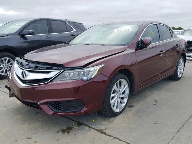 19UDE2F37GA022583 - 2016 ACURA ILX BASE BURGUNDY photo 2