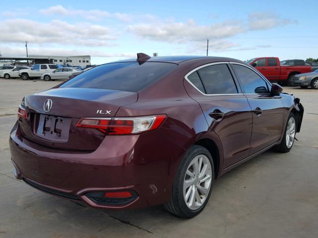 19UDE2F37GA022583 - 2016 ACURA ILX BASE BURGUNDY photo 4