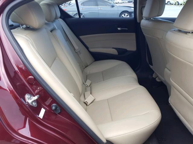 19UDE2F37GA022583 - 2016 ACURA ILX BASE BURGUNDY photo 6