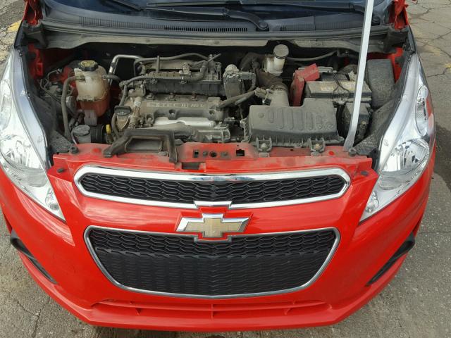 KL8CA6S96DC517468 - 2013 CHEVROLET SPARK LS RED photo 7