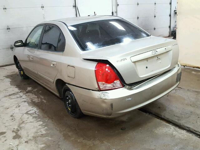 KMHDN46DX6U370325 - 2006 HYUNDAI ELANTRA GL GOLD photo 3