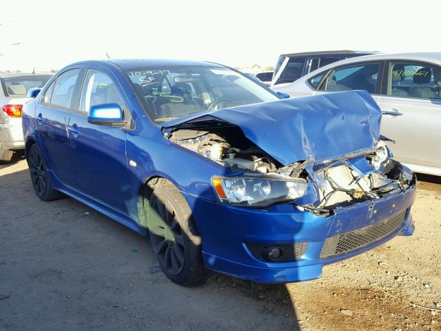 JA32U2FU2AU001582 - 2010 MITSUBISHI LANCER ES/ BLUE photo 1