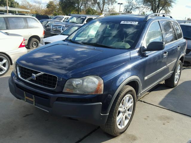 YV1CM91H641110913 - 2004 VOLVO XC90 T6 BLUE photo 2