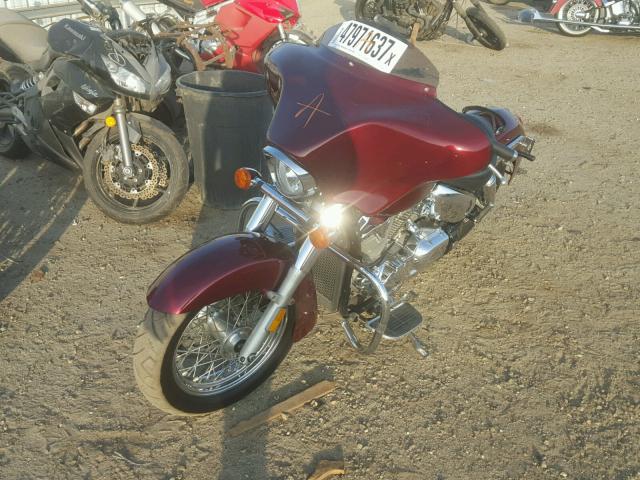 1HFSC52186A300607 - 2006 HONDA VT1300 S BURGUNDY photo 2