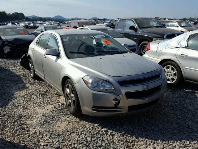 1G1ZH57B98F245353 - 2008 CHEVROLET MALIBU 1LT SILVER photo 1