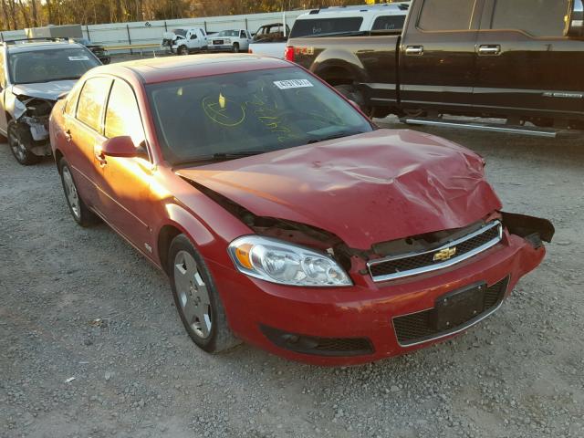 2G1WD58C079324732 - 2007 CHEVROLET IMPALA SUP RED photo 1