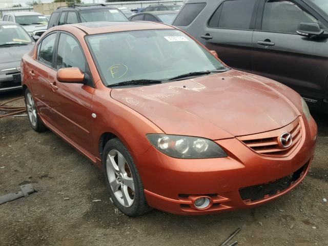 JM1BK323241149232 - 2004 MAZDA 3 S ORANGE photo 1