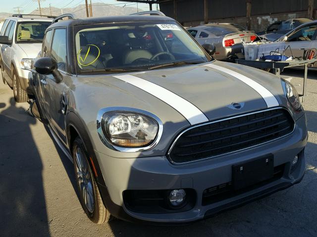 WMZYS7C35J3E07665 - 2018 MINI COOPER COU GRAY photo 1