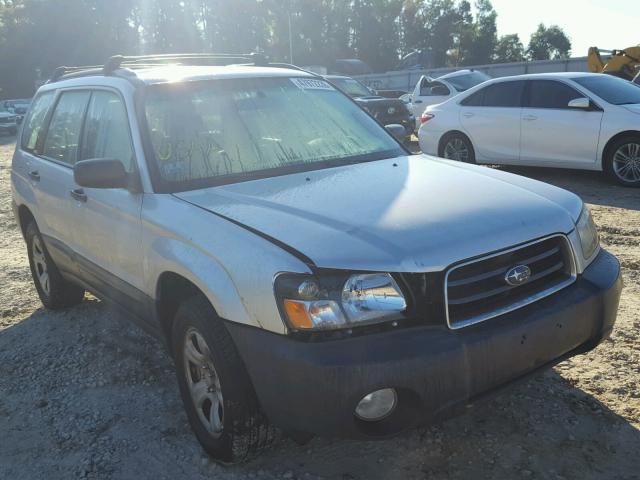 JF1SG63664H733481 - 2004 SUBARU FORESTER 2 SILVER photo 1