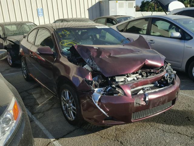 JTKDE167770193652 - 2007 TOYOTA SCION TC BURGUNDY photo 1